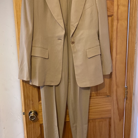 Donna Karan Suit Signature Made in Italy Wool Stretch Timeless Pant Suit - Picture 15 of 16